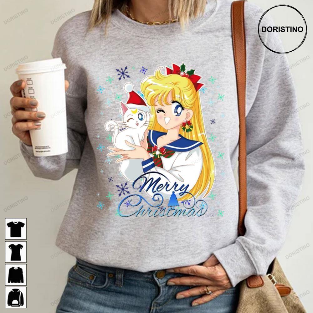 Merry Xmas Sweet Minako Sailor Moon Christmas 2 Doristino Hoodie Tshirt Sweatshirt