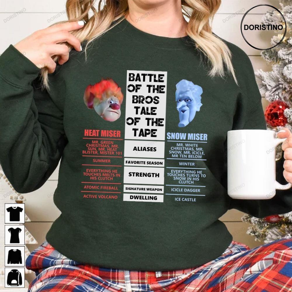 Miser Brothers Battle Of The Bros The Year Without A Santa Claus Christmas 3 Doristino Tshirt Sweatshirt Hoodie