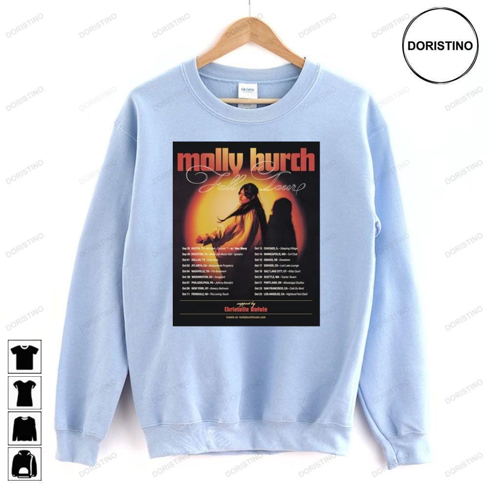 Molly Burch Fall Tour 2 Doristino Sweatshirt Long Sleeve Hoodie