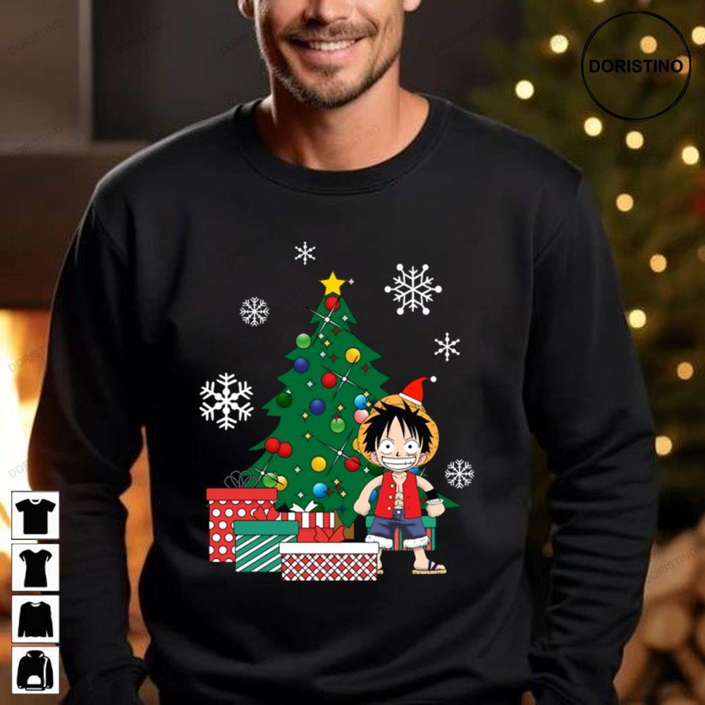 Merry Christmas From Monkey D Luffy One Piece Unisex Sweatshirt - Teeruto