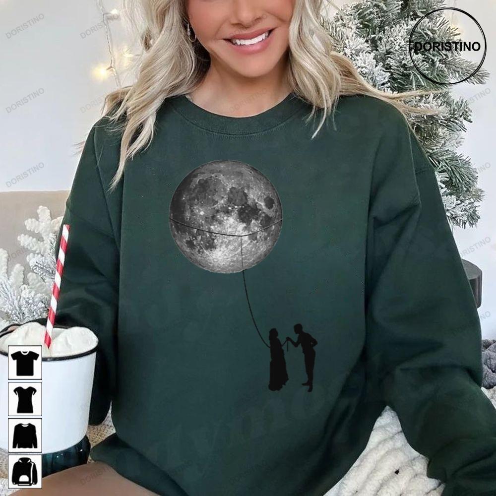 Moon Its A Wonderful Life Christmas 2 Doristino Sweatshirt Long Sleeve Hoodie