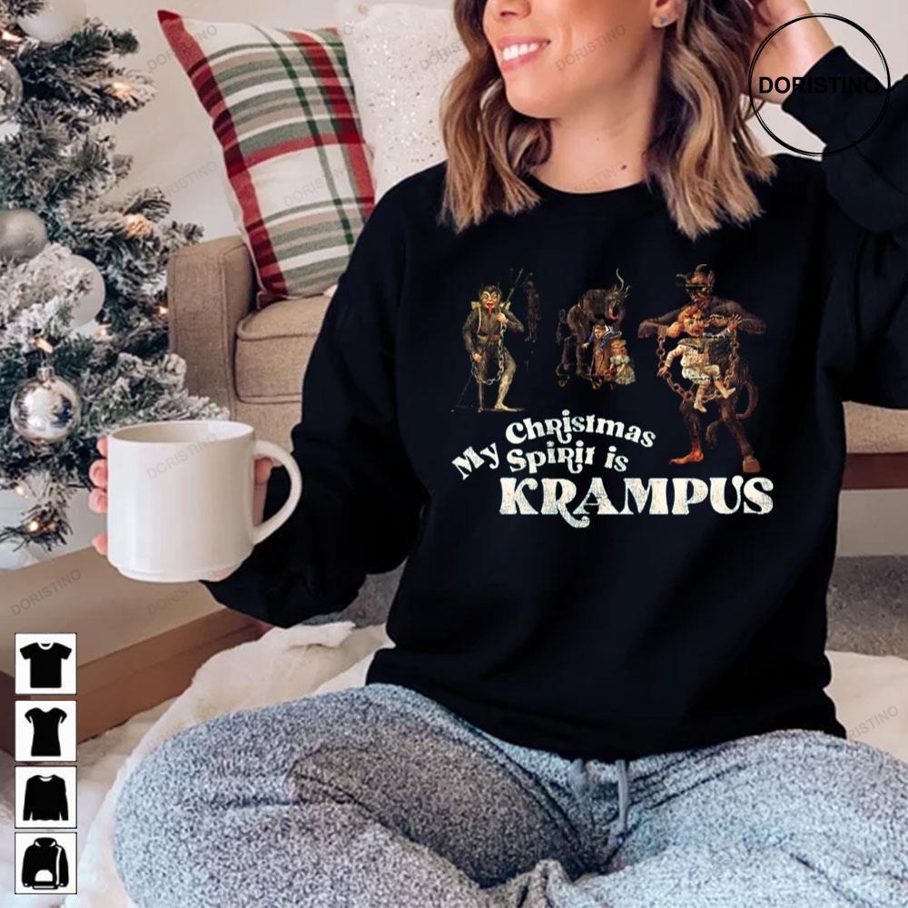 My Christmas Spirit Is Krampus 2 Doristino Hoodie Tshirt Sweatshirt