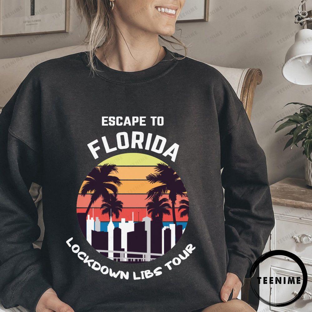 The Lockdown Libs Tour Escape To Florida Teenime Awesome T-shirt