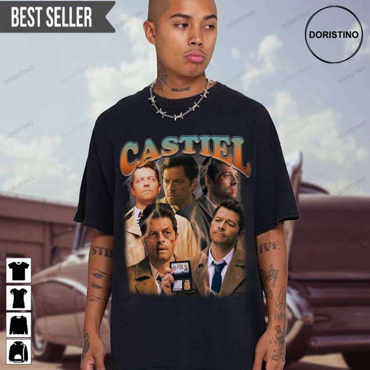 Castiel Supernatural Short Sleeve Doristino Sweatshirt Long Sleeve Hoodie