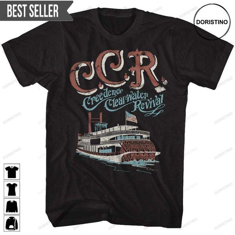 Ccr Riverboat Creedence Clearwater Revival Doristino Hoodie Tshirt Sweatshirt