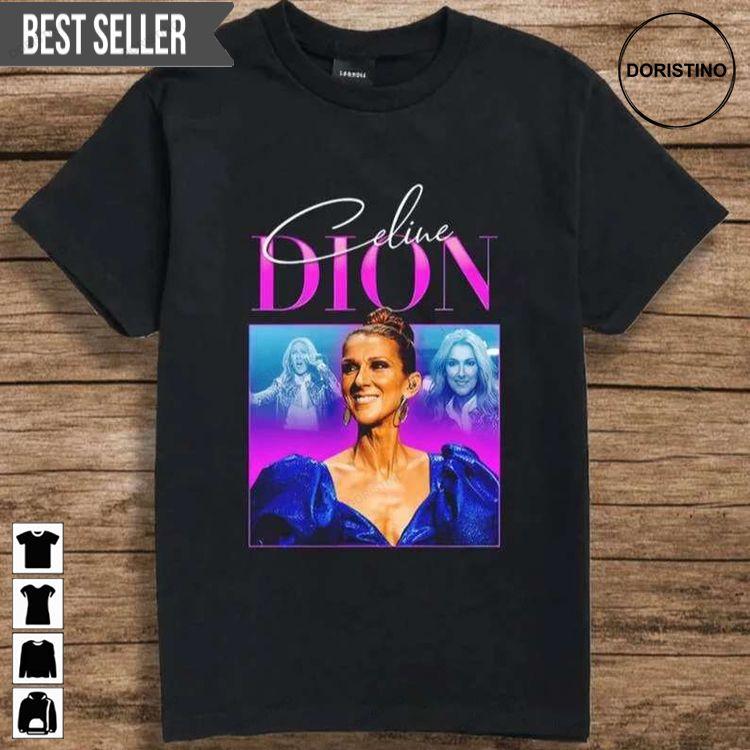 Celine Dion Singer Vintage Unisex Doristino Sweatshirt Long Sleeve Hoodie