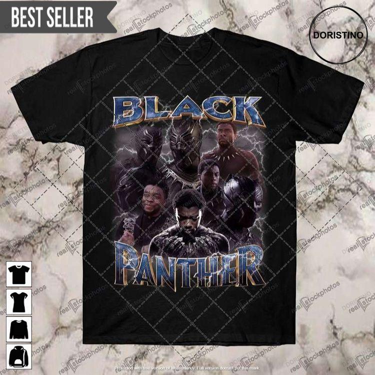 Chadwick Boseman Black Panther Movie Black Doristino Hoodie Tshirt Sweatshirt