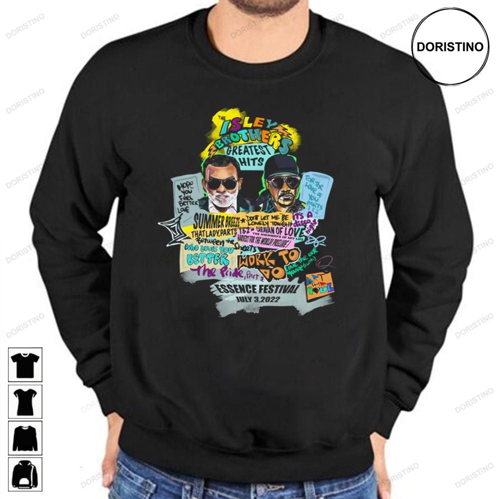Iconic Isley Brothers Logo Greatest Hits Awesome Shirts