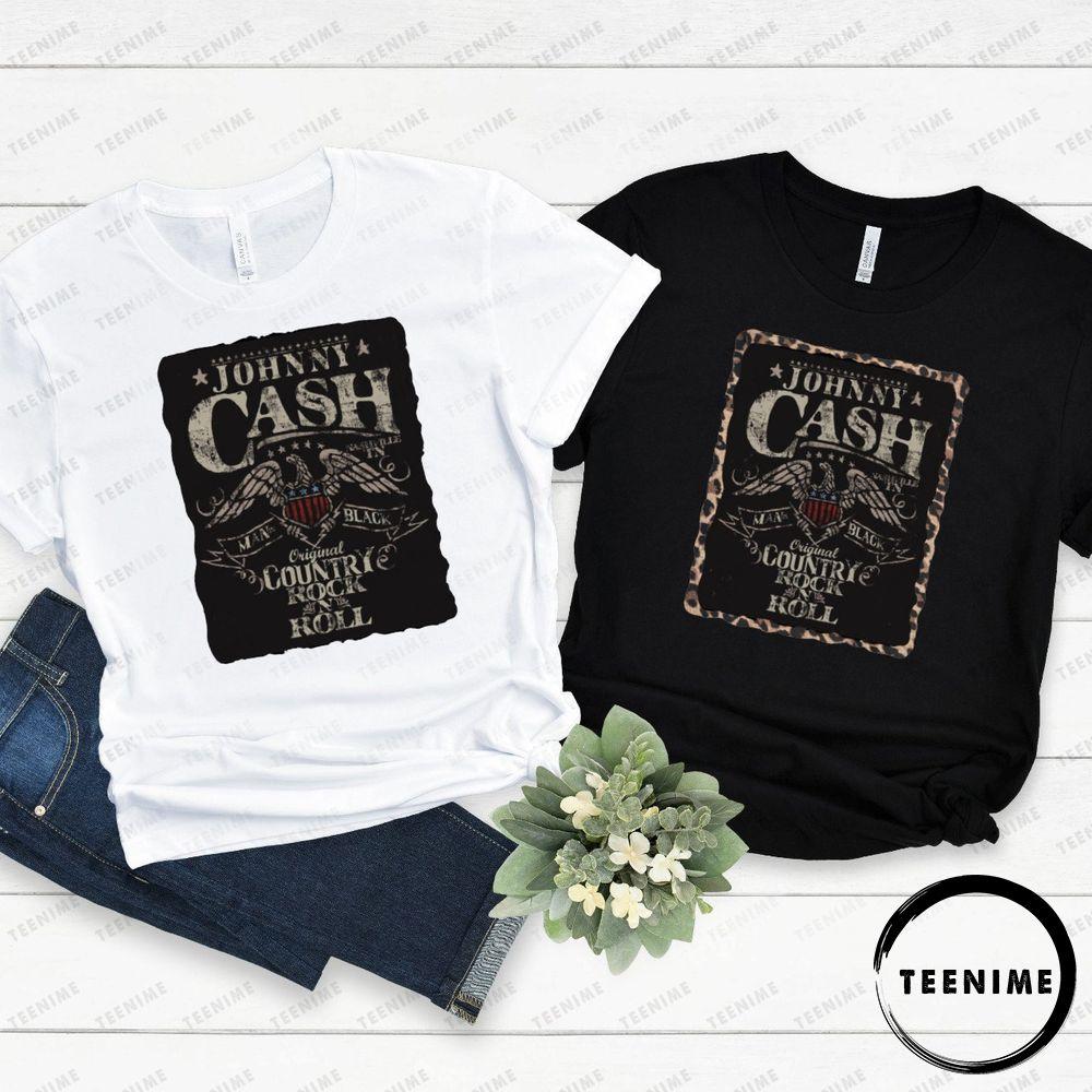 The Man In Black Country Rock And Roll Johnny Cash Fans Gift Teenime Limited Edition Shirts