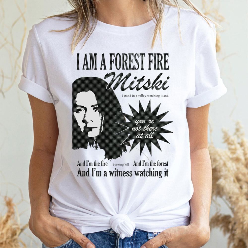 I Am A Forest Fire Vintage Mitski 2 Doristino Awesome Shirts