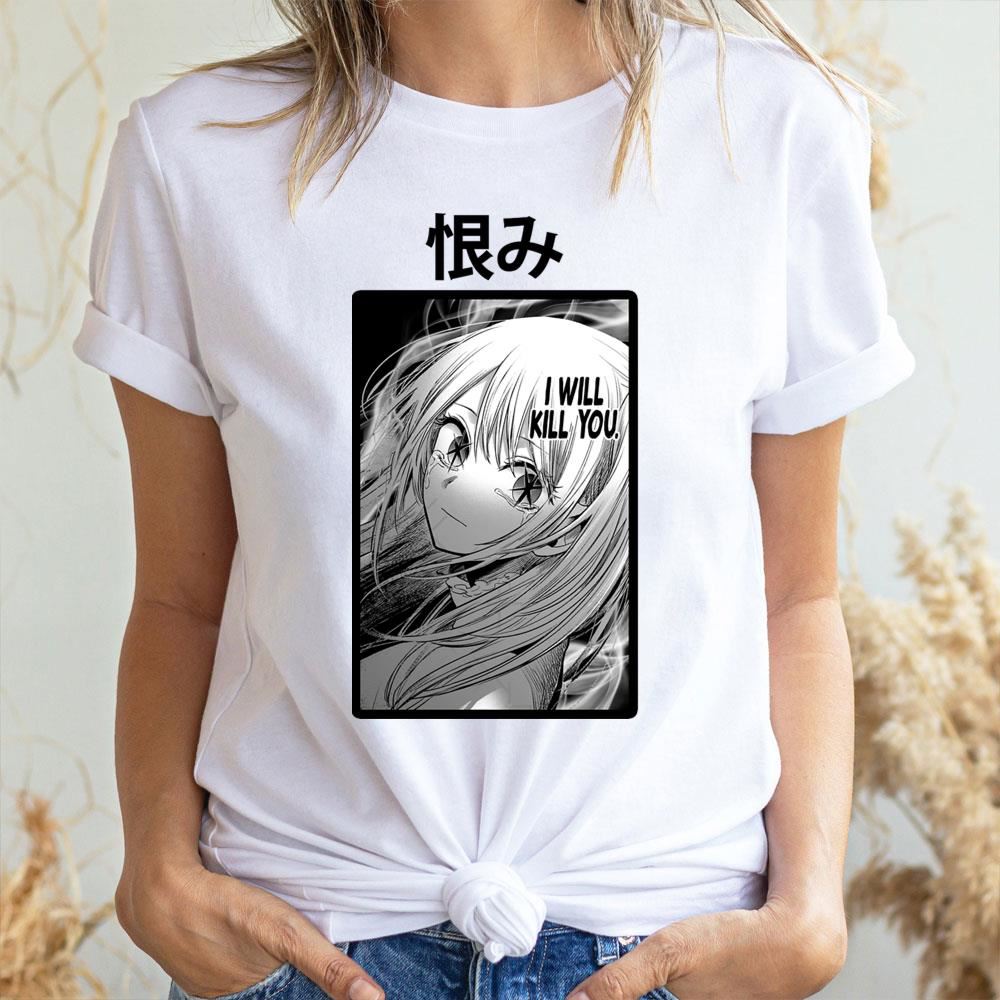 I Will Kill You Ruby Hoshino Oshi No Ko Anime 2 Doristino Awesome Shirts