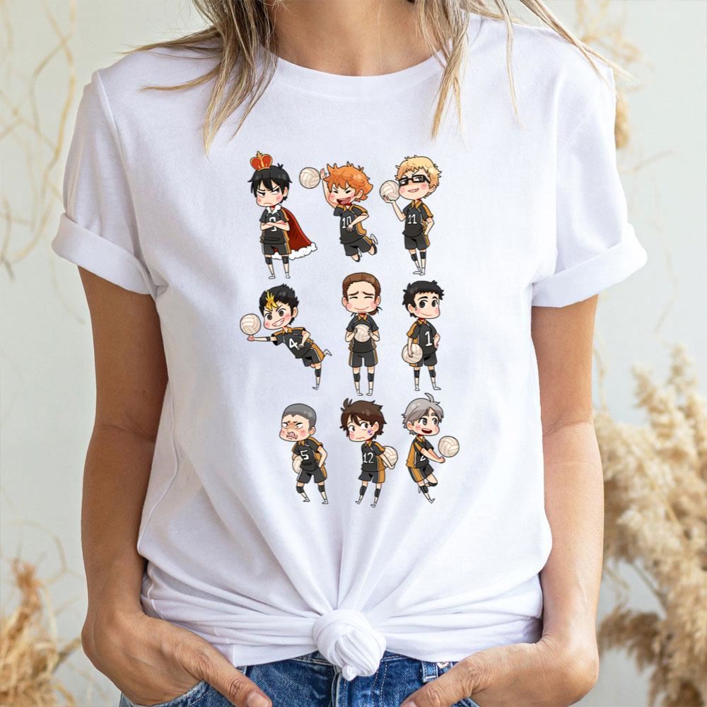 Karasuno Chibis Haikyuu 2 Doristino Awesome Shirts