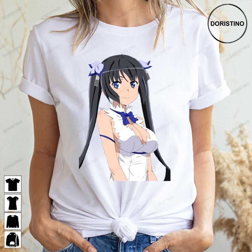 Big Boob Hestia Waifu Danmachi Is It Wrong To Try To Pick Up Girls In A Dungeon Doristino Limited Edition T-shirts