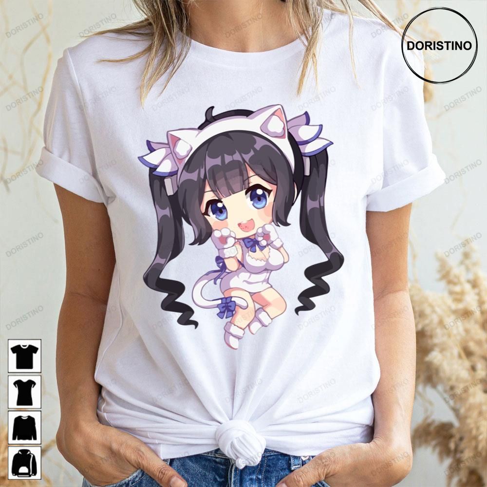 Chibi Hestia Is It Wrong To Try To Pick Up Girls In A Dungeon Doristino Limited Edition T-shirts