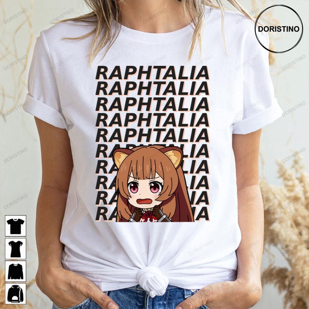 Chibi Raphtalia Is Worried Isekai Quartet Doristino Limited Edition T-shirts