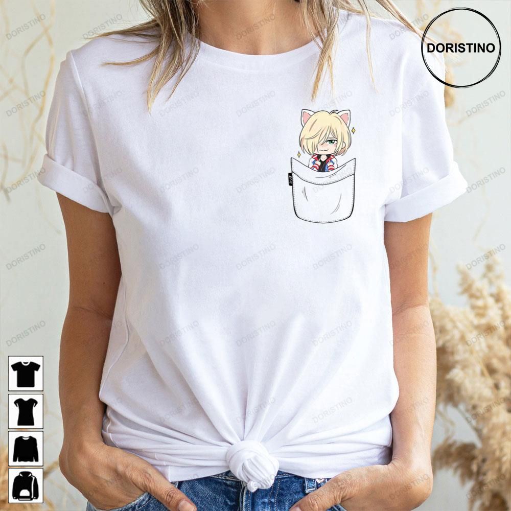 Yuri Plisetsky In Pocket Yuri On Ice Doristino Limited Edition T-shirts