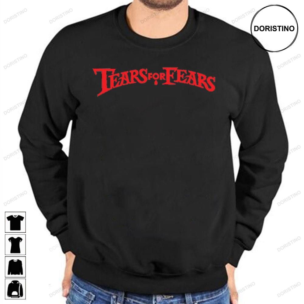 Red Logo Tears For Fears Pop Rock Band Trending Style