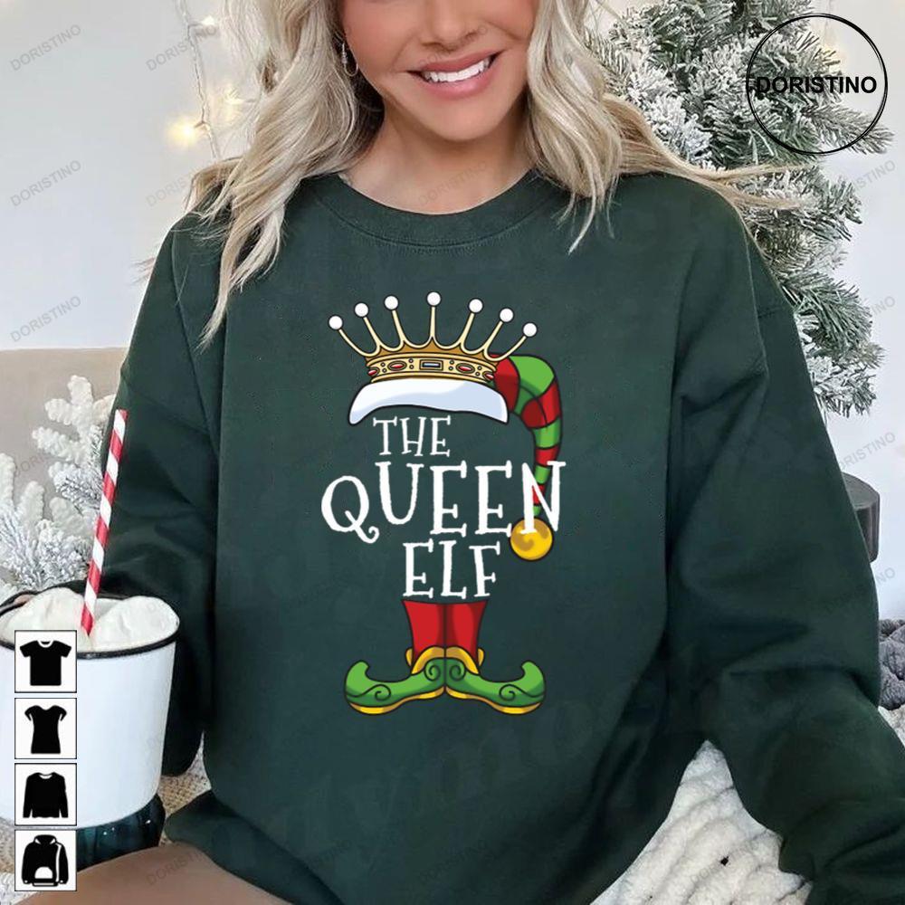 Queen Elf Family Matching Christmas Holiday 2 Doristino Tshirt Sweatshirt Hoodie