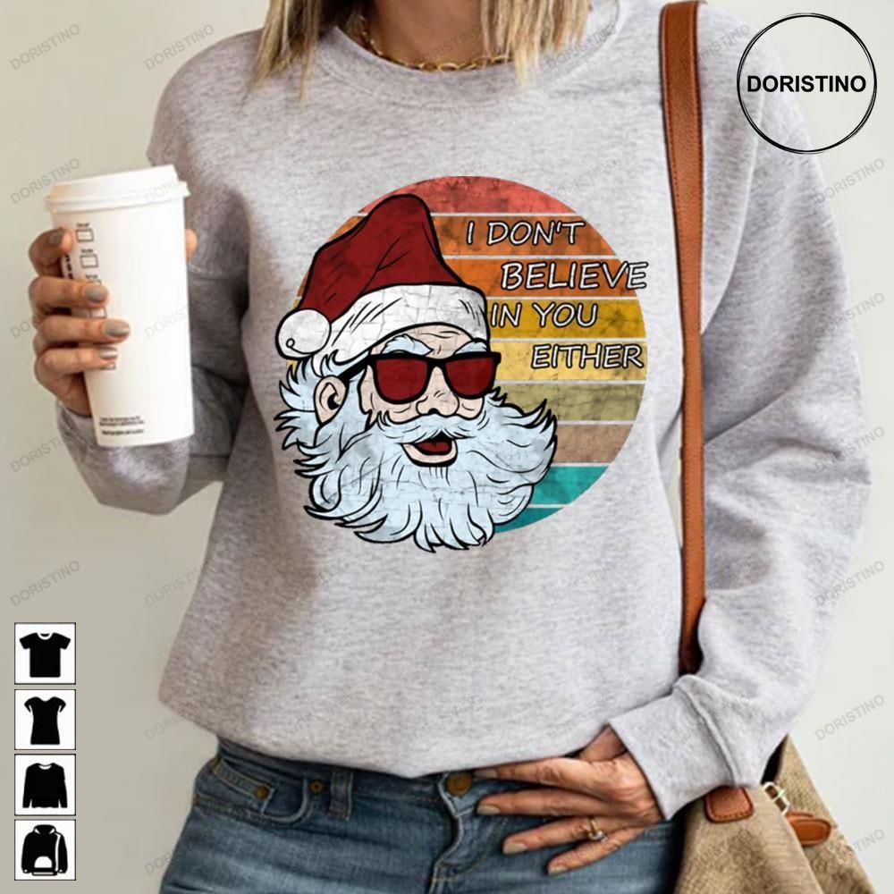 Retro Circle Bad Santa Christmas 2 Doristino Tshirt Sweatshirt Hoodie