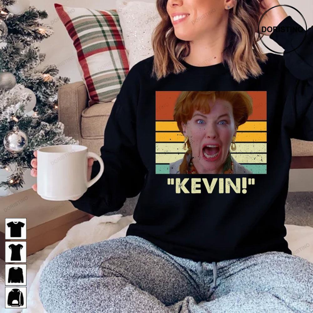 Retro Text Kevin Home Alone Christmas 2 Doristino Tshirt Sweatshirt Hoodie