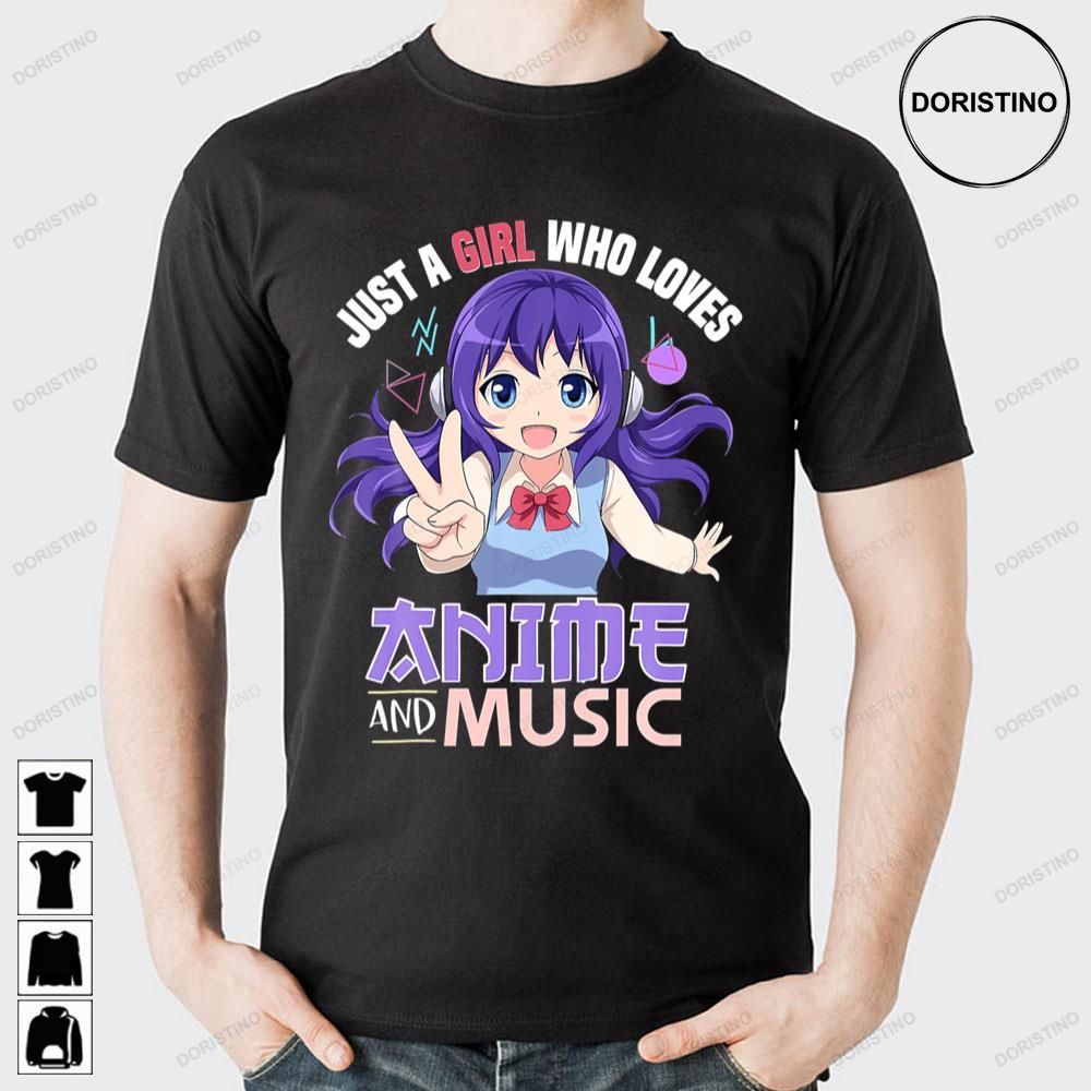 Cute Anime Art Lover For Women N Girls Anime Merch Music Doristino Awesome Shirts