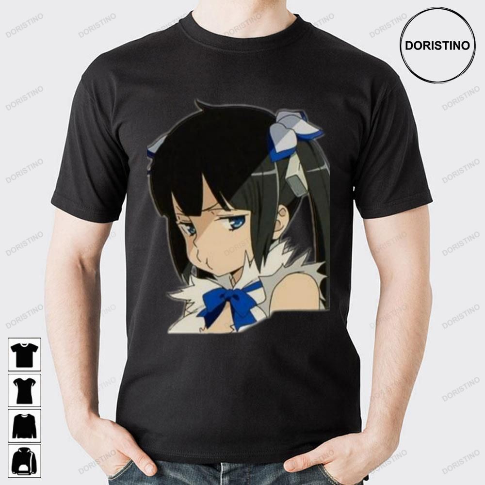 Cute Face Hestia Waifu Danmachi Is It Wrong To Try To Pick Up Girls In A Dungeon Doristino Limited Edition T-shirts
