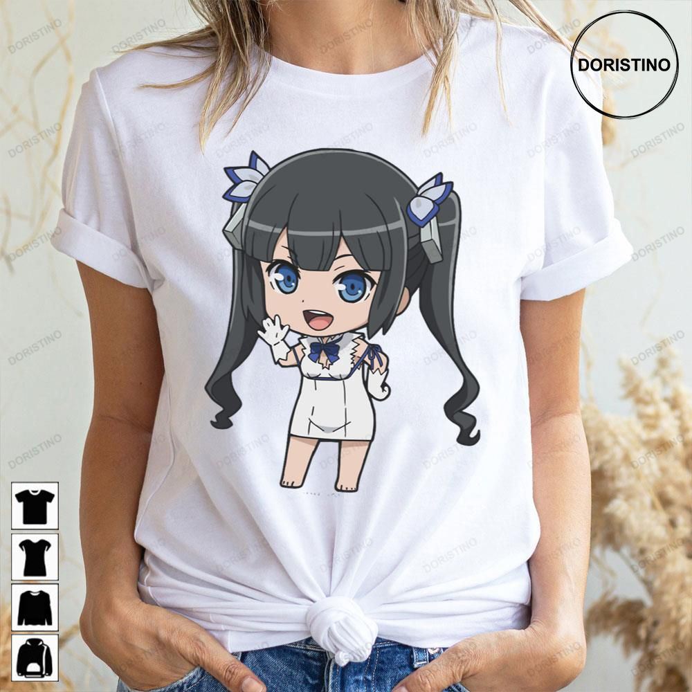 Cute Hestia Goddess Chibi Danmachi Doristino Awesome Shirts