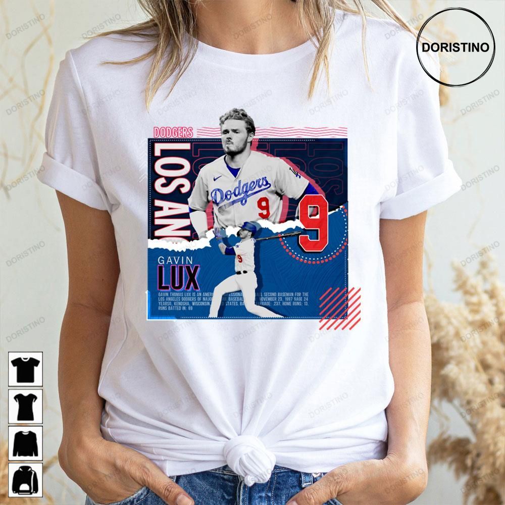 Dodgers Gavin Lux 9 Doristino Limited Edition T-shirts