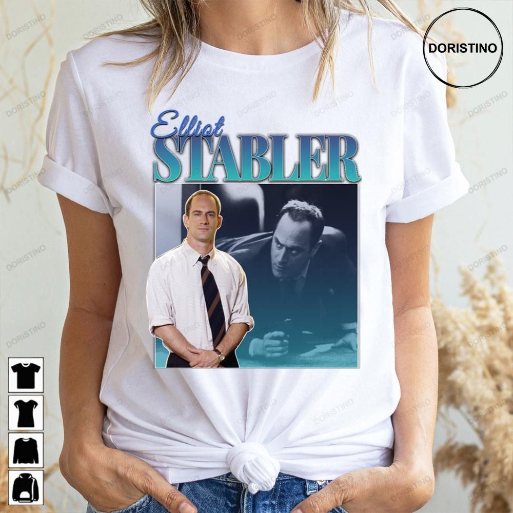 Elliot Stabler 90s Inspired Vintage Homage Doristino Limited Edition T-shirts