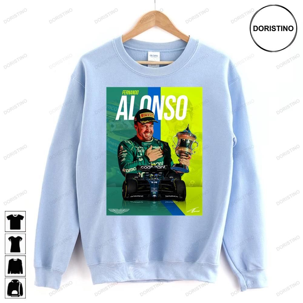 Fernando Alonso Bahrain 2023 Doristino Awesome Shirts