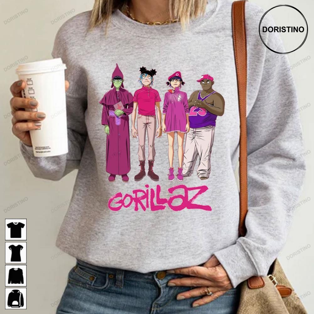 Art Cracker Island Gorillaz Album 2023 Limited Edition T-shirts