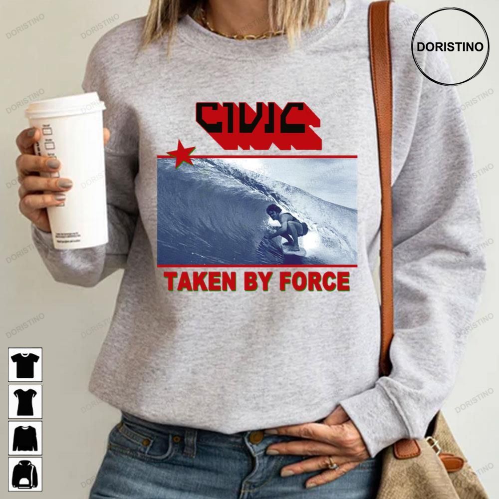 Taken By Force Civic Album 2023 Limited Edition T-shirts