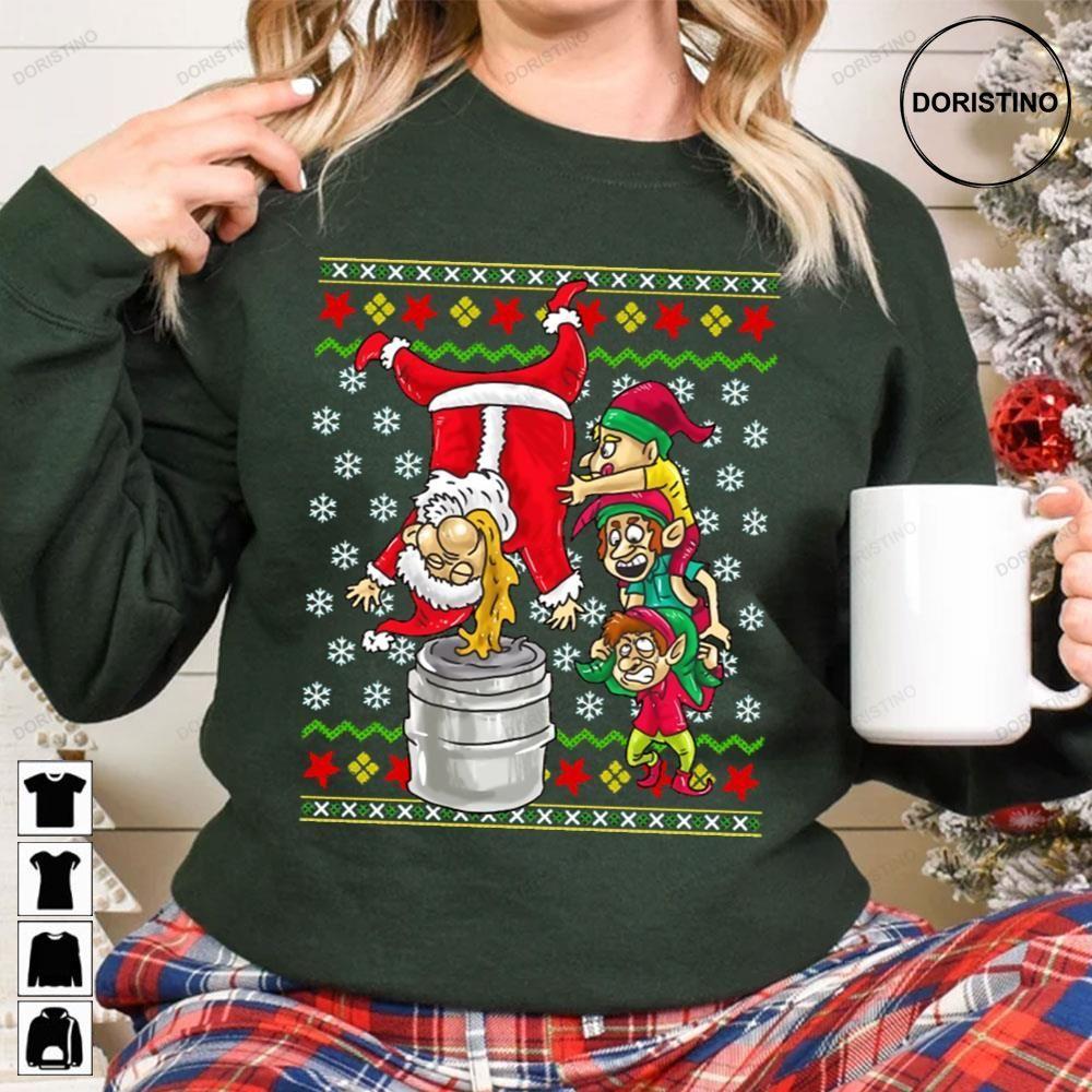 Santa keg clearance stand sweater