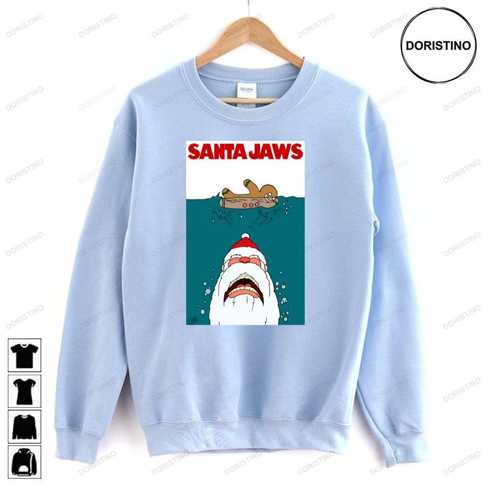 Santa Jaws Christmas 2 Doristino Tshirt Sweatshirt Hoodie
