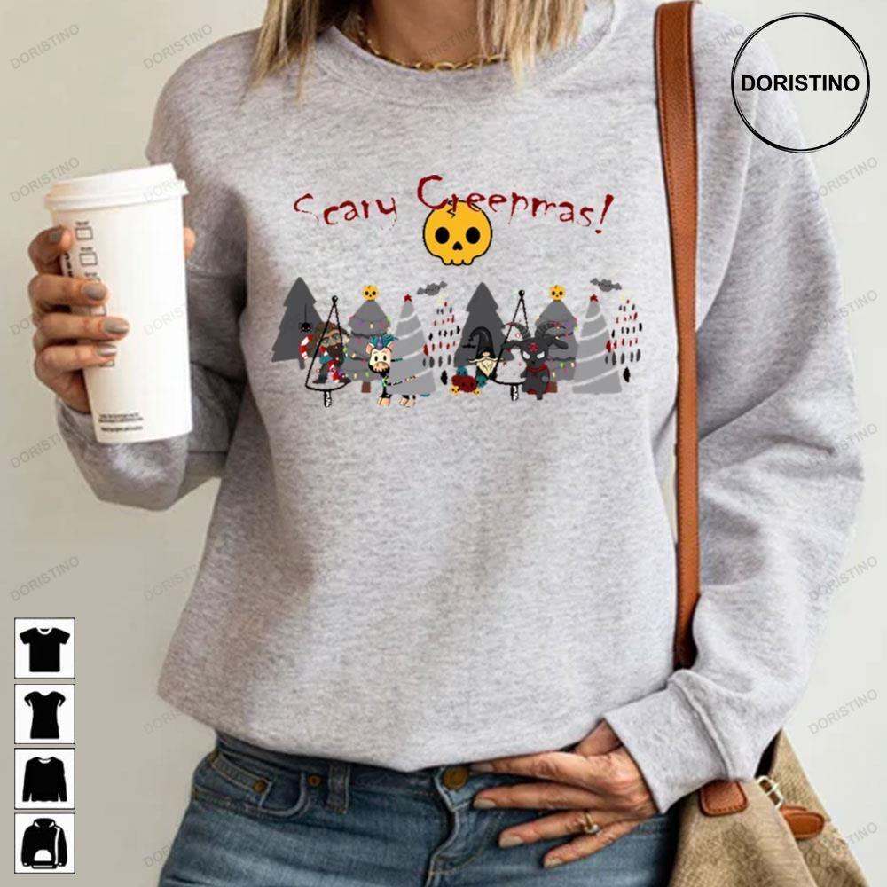 Scary Creepmas Christmas 2 Doristino Sweatshirt Long Sleeve Hoodie