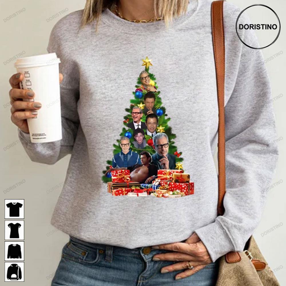 Silver And Goldblum Christmas Tree 2 Doristino Hoodie Tshirt Sweatshirt
