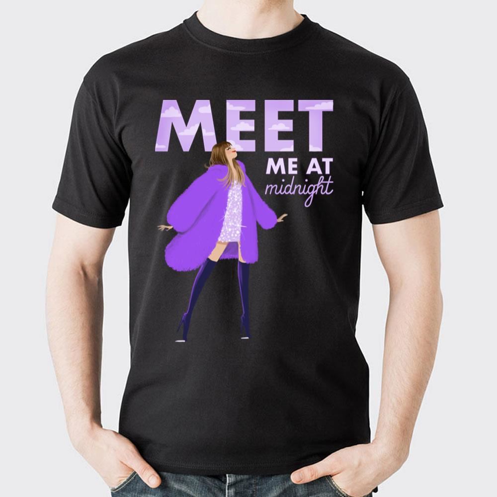 Lavender Meet Me At Midnight Taylor Swift 2 Doristino Limited Edition T-shirts