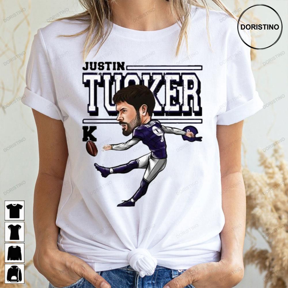 Funny Cartoon Justin Tucker Doristino Awesome Shirts