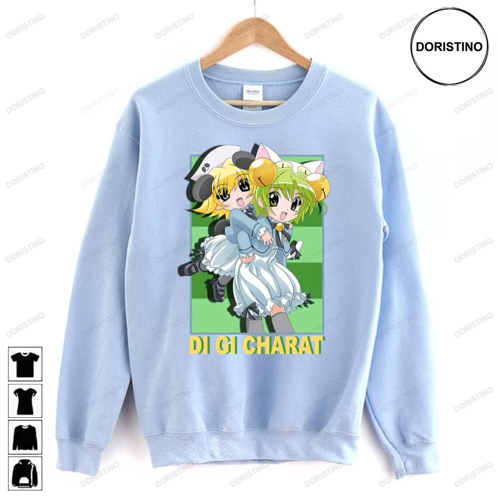 Green Art Di Gi Charat Anime Doristino Limited Edition T-shirts