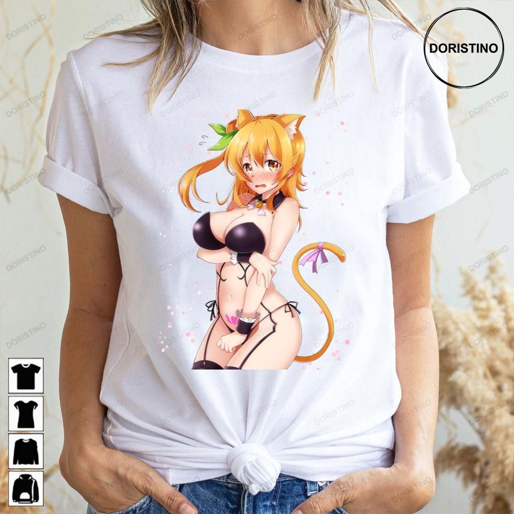 Hentai Sexy Black Bikini Mikan Hinatsuki The Demon Girl Next Door Doristino Limited Edition T-shirts