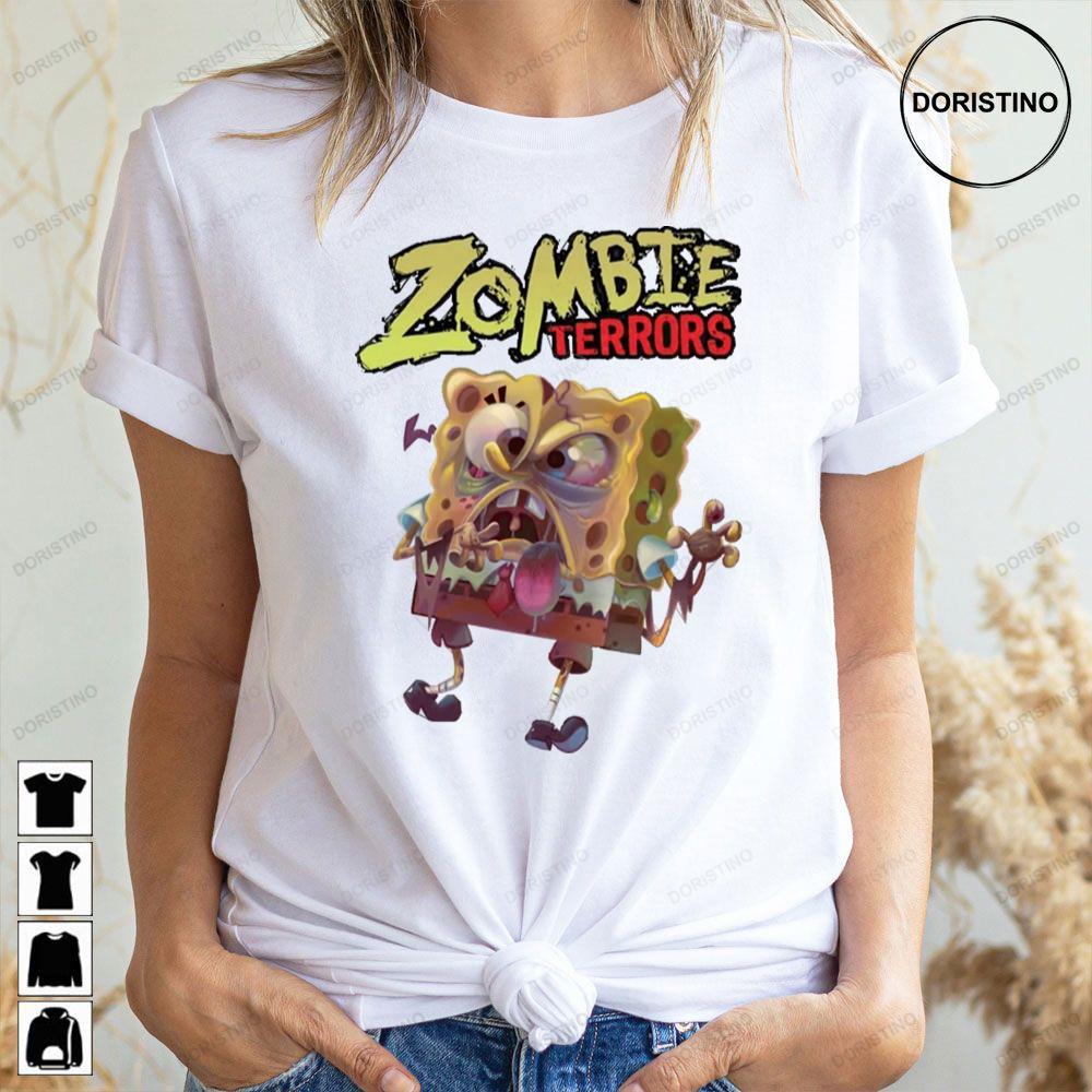 Zombie Terrprs Spongebob 2 Doristino Sweatshirt Long Sleeve Hoodie