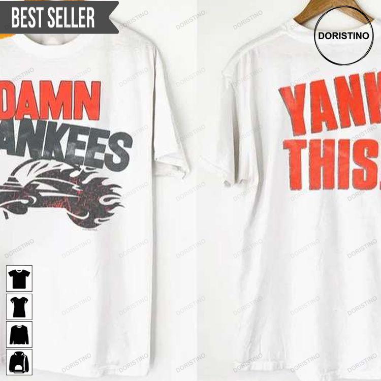 Damn Yankees Kfa Summer Tour 1991 Short-sleeve Doristino Sweatshirt Long Sleeve Hoodie