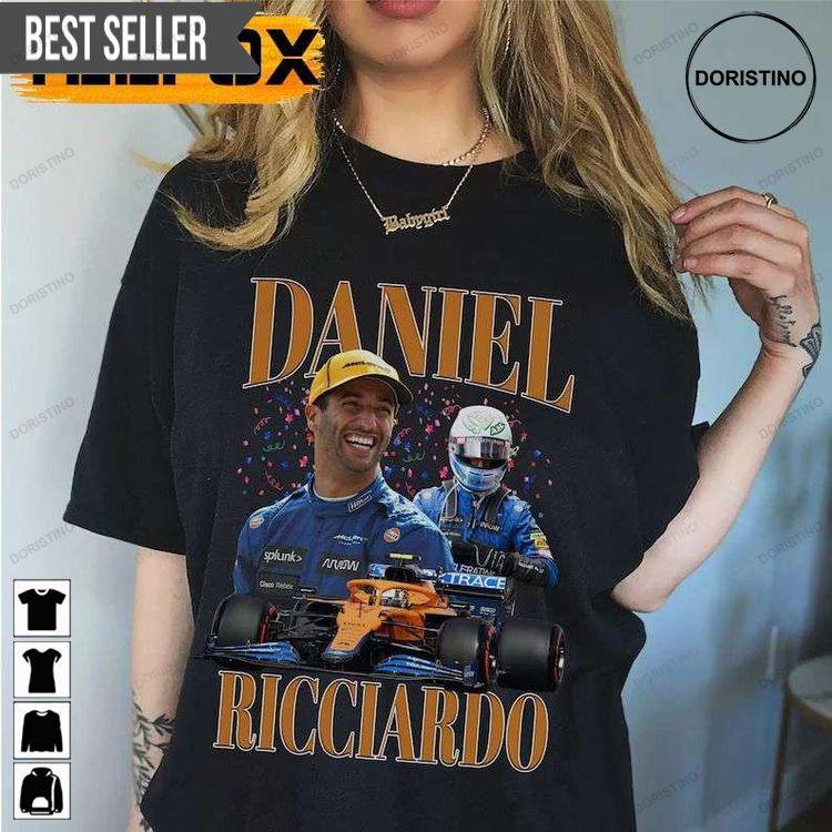 Daniel Ricciardo Grand Prix F1 Unisex Doristino Tshirt Sweatshirt Hoodie