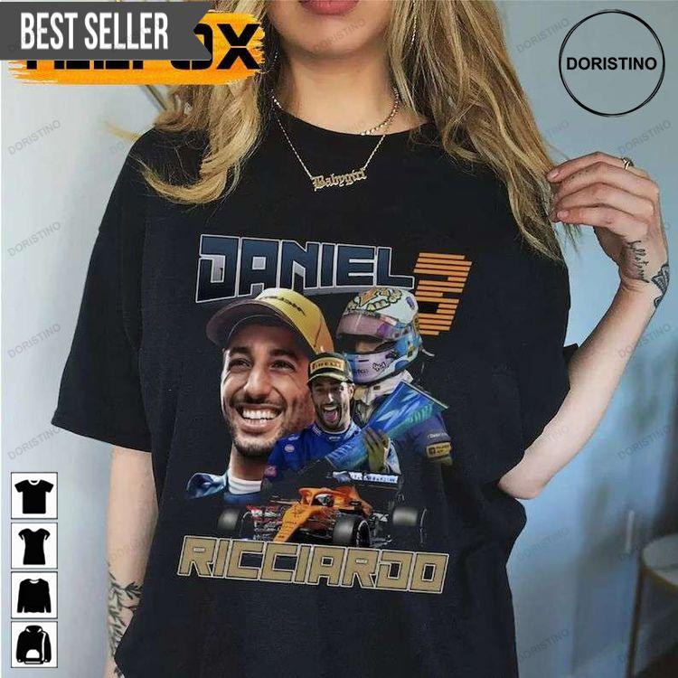 Daniel Ricciardo Racing Grand Prix F1 Unisex Doristino Hoodie Tshirt Sweatshirt