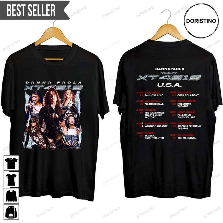 Danna Paola Xt4s1s Tour Usa Adult Short-sleeve Doristino Tshirt Sweatshirt Hoodie