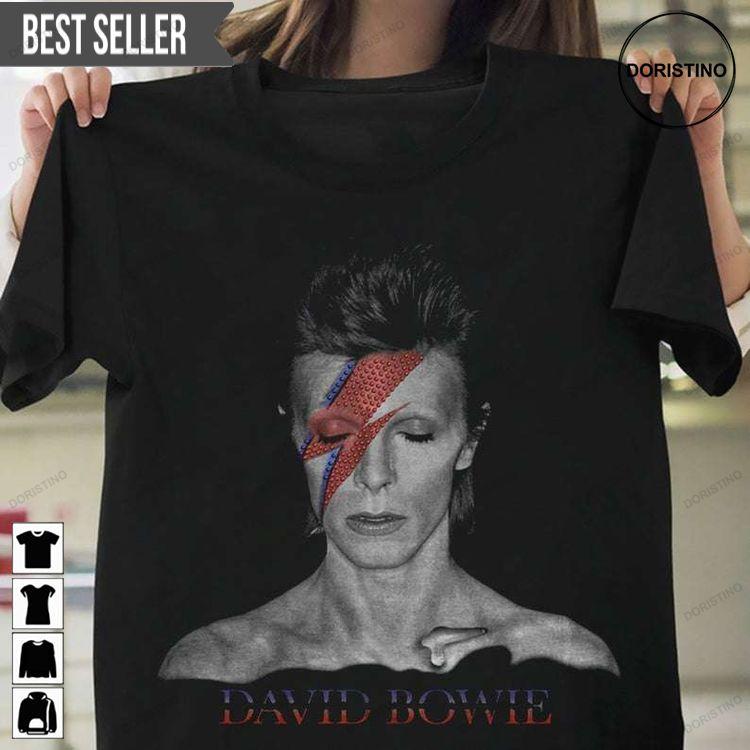 David Bowie Aladdin Sane Doristino Tshirt Sweatshirt Hoodie