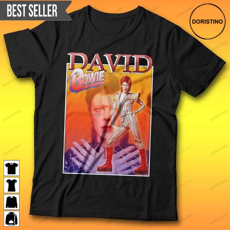 David Bowie English Singer Unisex Doristino Tshirt Sweatshirt Hoodie