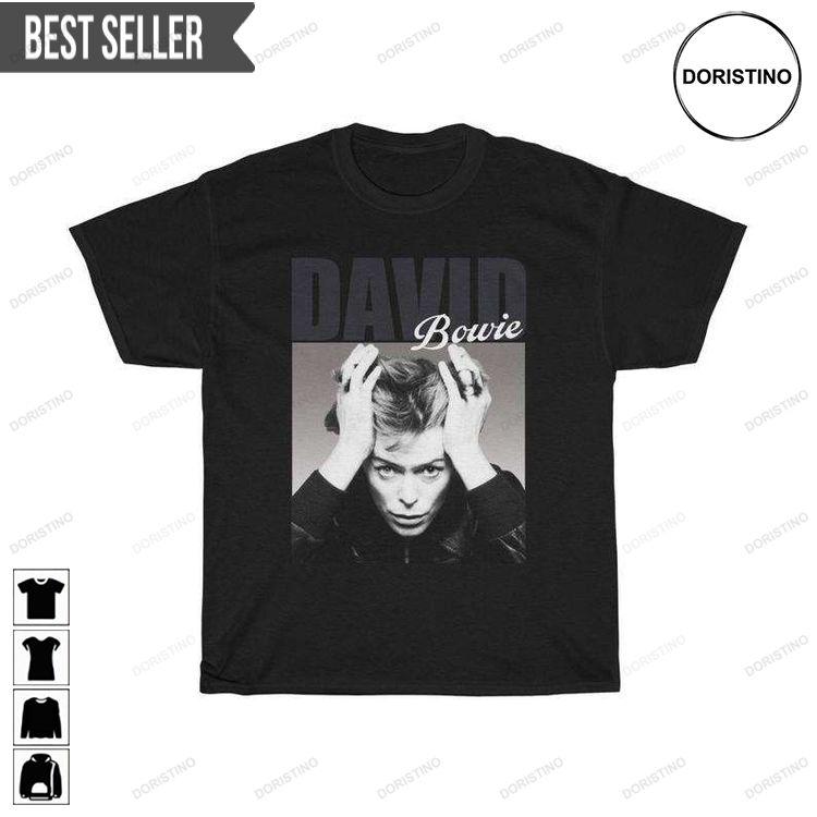 David Bowie Vintage Retro Unisex Doristino Tshirt Sweatshirt Hoodie