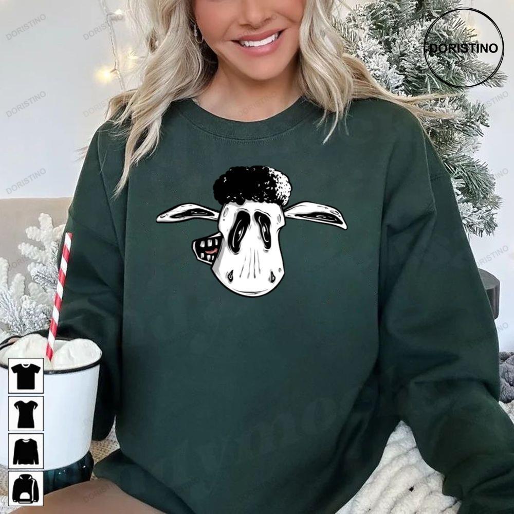 Skull Of Shaun The Sheep The Fight Before Christmas 2021 2 Doristino Tshirt Sweatshirt Hoodie