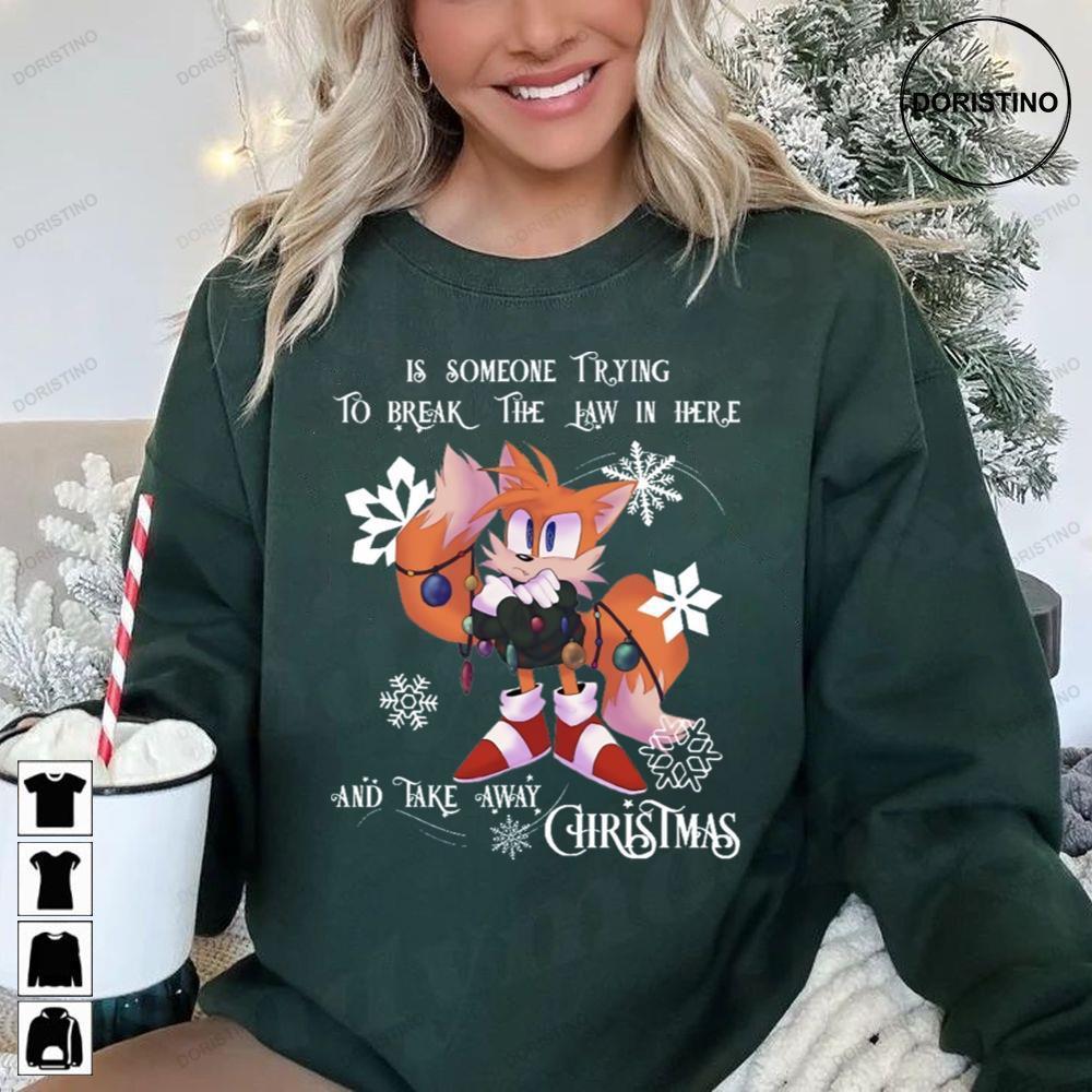 Sonic The Hedgehog Christmas Time 2 Doristino Tshirt Sweatshirt Hoodie